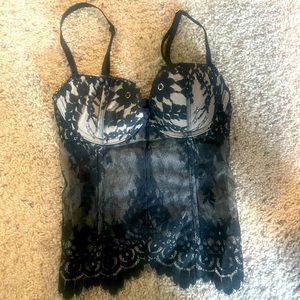 VS Dream Angels Floral Lace Corset